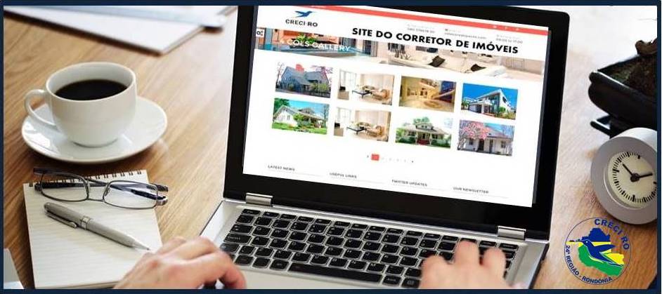 para o site