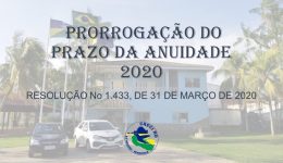 prorrogação anuidade site