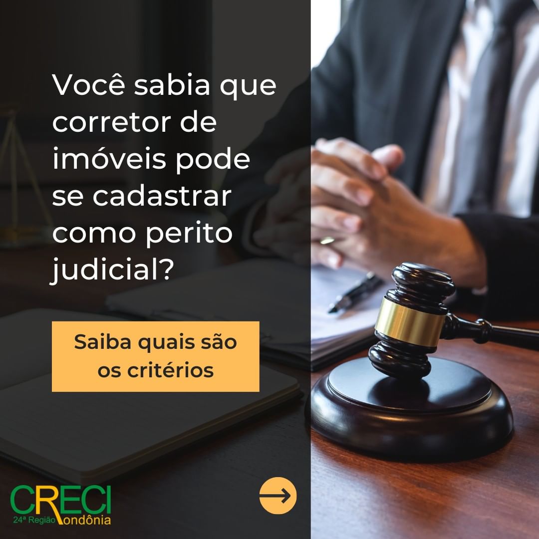 Você sabia que corretor de imóveis pode se cadastrar como perito judicial?