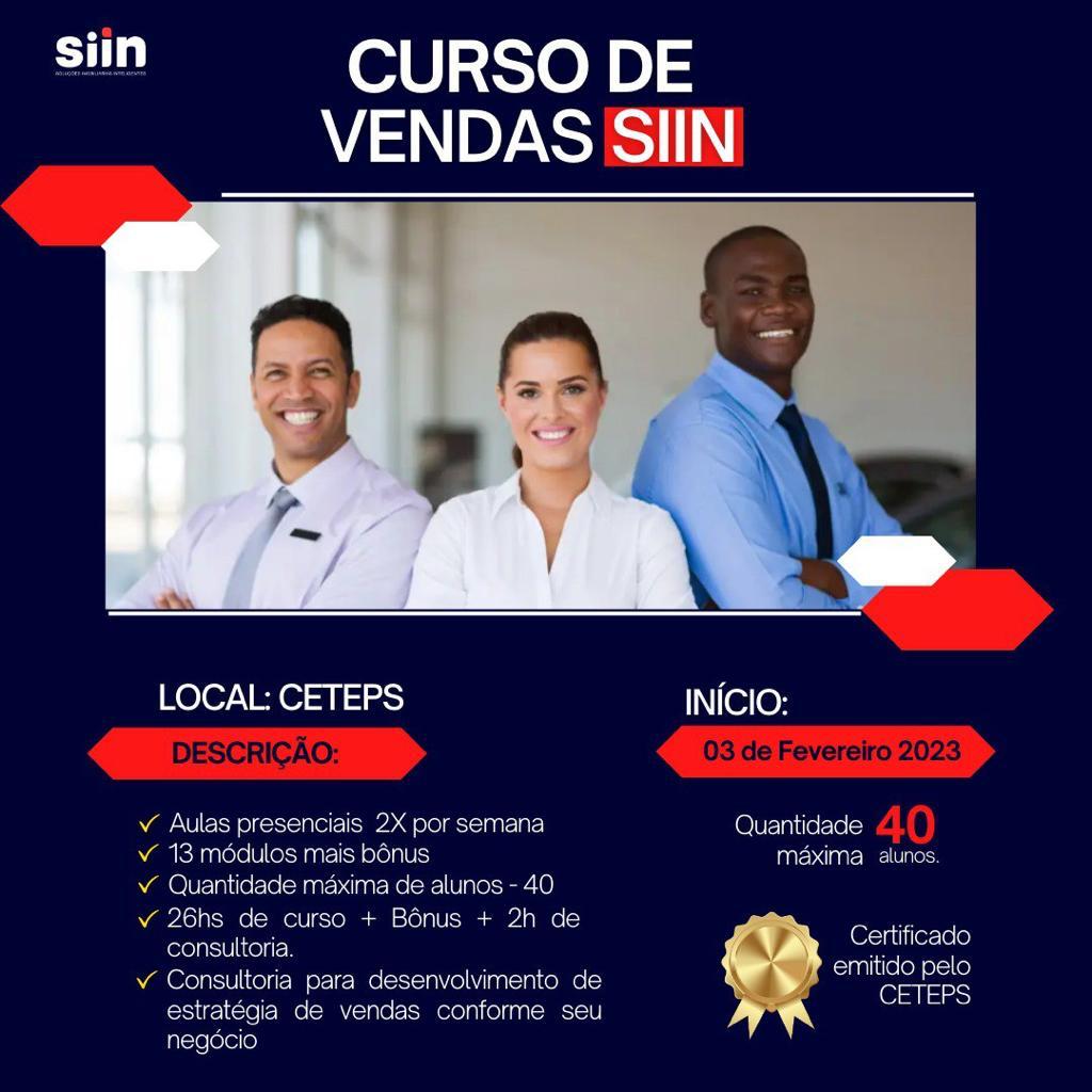 Curso de vendas SIIN