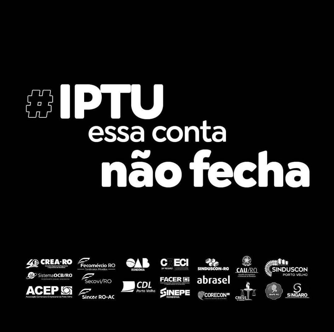 #IPTU essa conta não fecha