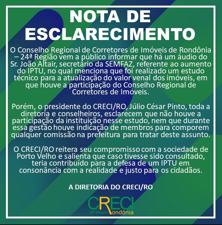 Nota de Esclarecimento