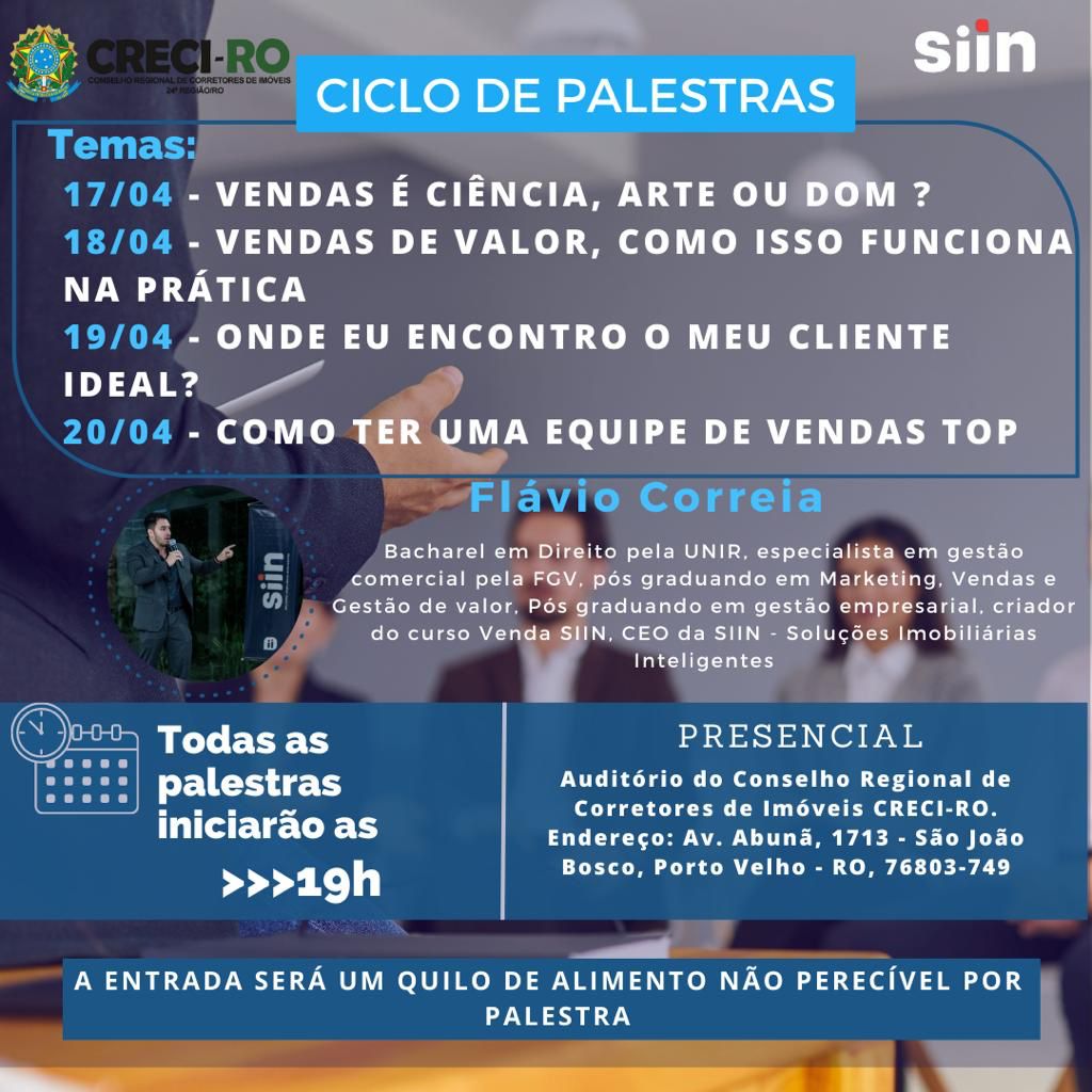 Ciclo de palestras CRECI/RO