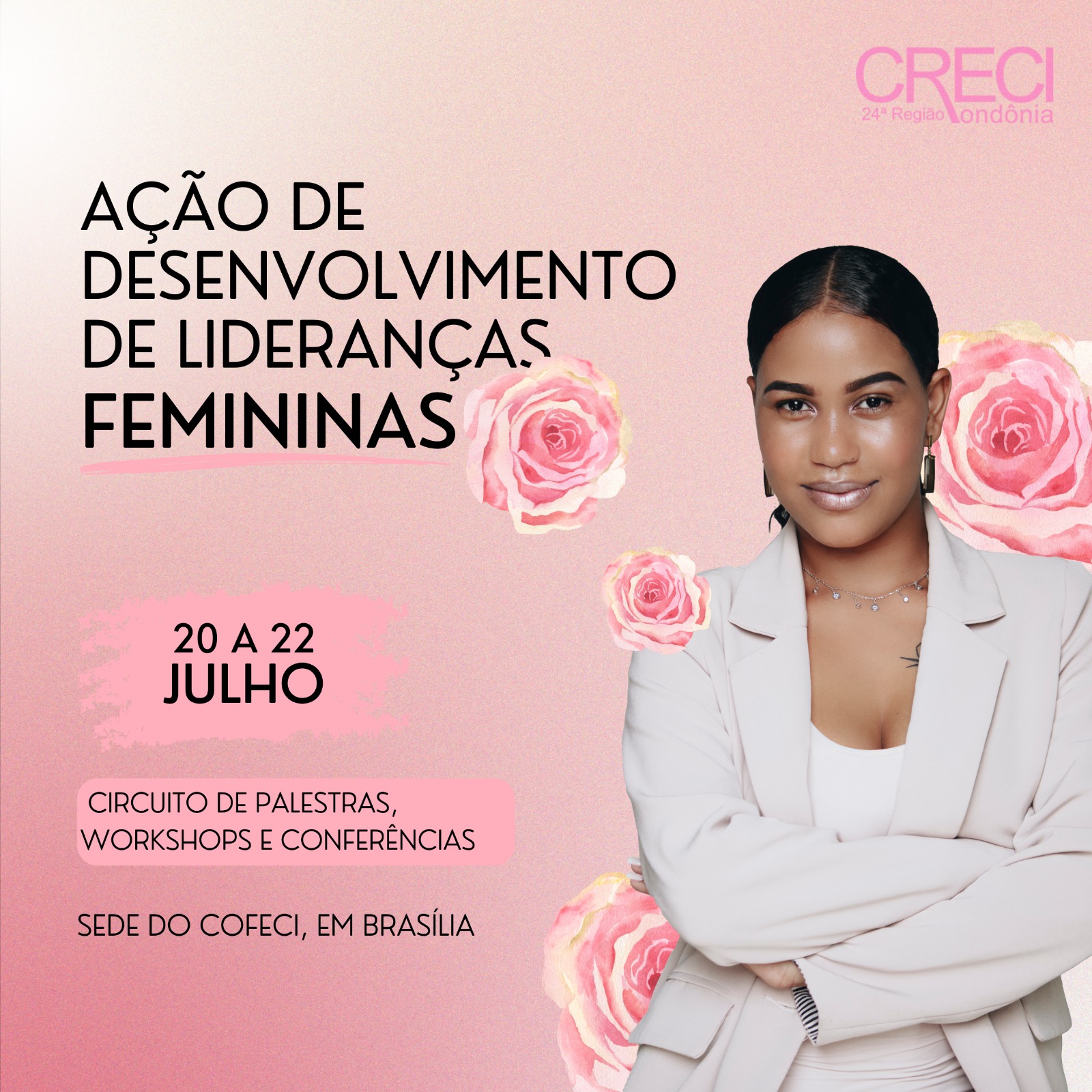 Cofeci realiza ação voltada às lideranças femininas dos Crecis