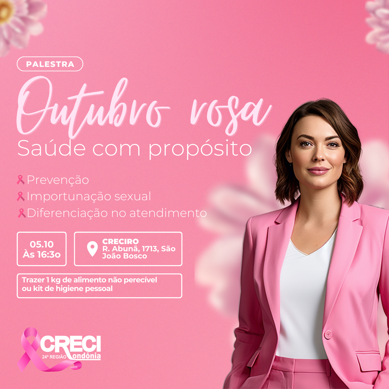 Outubro rosa: Saúde com propósito